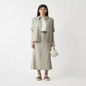 나이스클랍 린넨 스커트(N252MWS419) 402780
