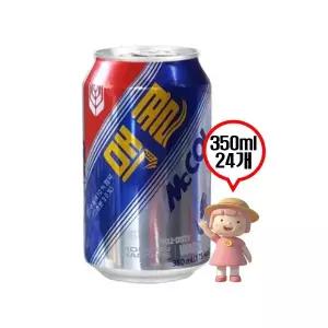 맥콜 350ml 24캔 보리탄산음료