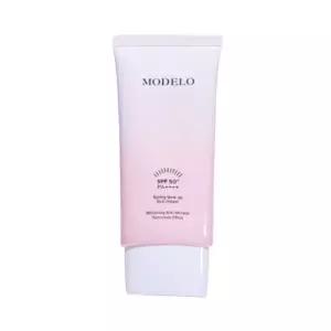 모델로 스프링 톤업 선크림 50ml(SPF50+) 무기자차 핑크선크림 눈시림 백탁현상