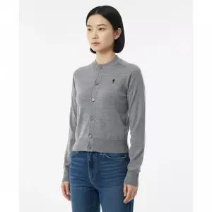 아미 26SS 울 크루넥 드 꾀흐 가디건 FKC386 KN0039 0504)