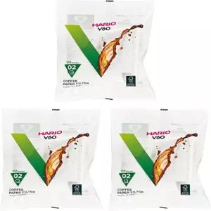 하리오 V60 페이퍼 커피 필터 사이즈 02 화이트 300ct