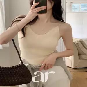 (캡내장/끈길이조절O) V넥 레이스 캡 나시 레이어드나시 ts5000