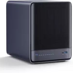 미니스포룸 N5 에어 5베이 데스크톱 NAS 3×M.2 라데온 PCIe SSD 8C/16T 라이젠 확장 7 10GbE 슬롯 HDD