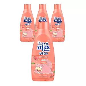 초고농축피죤 실내건조 자몽프레시 1L, 4개 [포켓몬에디션]