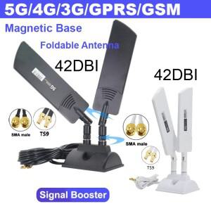 ZTE CPE MC801A 용 외부 안테나 라우터 장거리 WiFi 신호 커버리지 부스터 4G 3G 2G 셀룰러 증폭기 42dbi 5