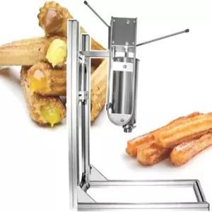 라틴 과일 도넛용 젠하일루어 수동 필러 헤비 듀티 수직 추로스 머신 상업용 자동 메이커 3l 5l 7l