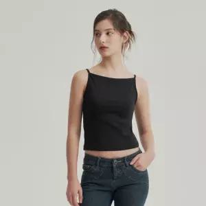 [Wonderbra] 원더 보트넥 브라탑 블랙 WBWTB6N11T