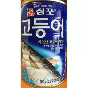 고등어캔 400g 4입 반찬 통조림 간편요리