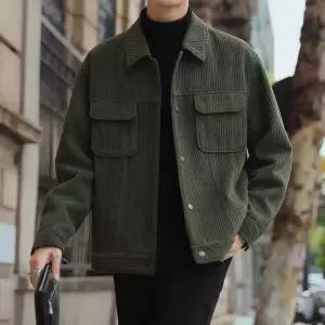 골덴 자켓 남자 후리스 플리스 집업 오버핏 봄버 해링턴 재킷 브렌우드 바라쿠다