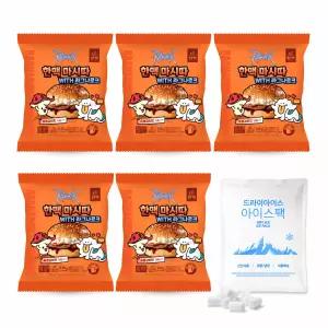 한맥 마시따 햄버거 150g x 5개입 + 드라이아이스 아이스팩 포함 / 간편식 냉동 햄버거 세트