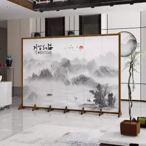 제사병풍 차례상 6폭 접이식 높이180 희상미초 가림막 너비 총 민화 길이