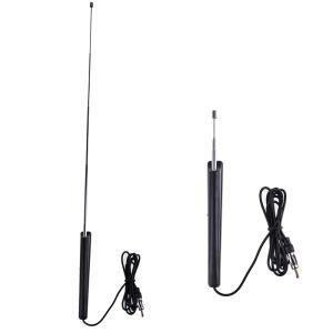 차량용 라디오 휴대용 내장 앰프 FM AM 5 섹션 텔레스코픽 안테나 공중 1pcs