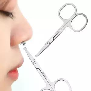 예초기 수동 라운드 헤드 코 귀 제모기 스테인레스 스틸 헤어 컷 수염 트리머 미용 도구 눈썹 트리밍