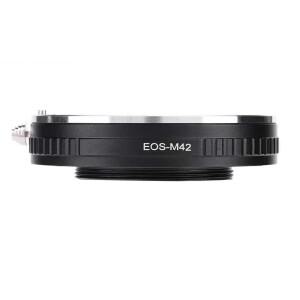 EOS-M42 어댑터 링  캐논호환 EOS EF 렌즈-M42 나사 마운트 카메라 매크로 촬영에 적합