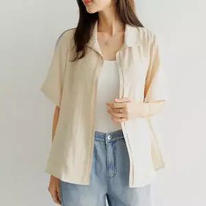 (~110size)샤니린넨블라우스 TBF3070