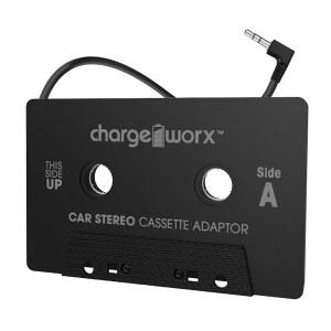 CHARGEWORX 자동차 스테레오용 카세트 AUX 어댑터 테이프 라디오용 있는 안드로이드 데크 유선 MP3 케이블이 5MM 플레이어 범용 어댑터 컨버터 빈티지