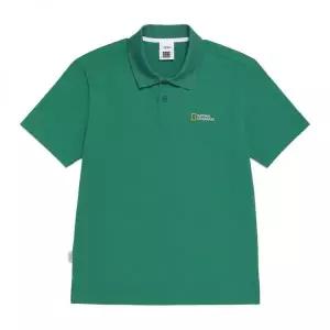 매장정품 NATIONALGEOGRAPHIC 내셔널지오그래픽 N262UPL020 카리디 피케 반팔 카라 티셔츠 GREEN HILLS N26