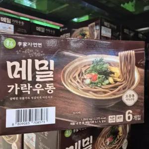 이가자연면 메밀 가락우동 215.2X6입 메밀국수