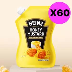 하인즈 허니 머스타드 소스 파우치 캡 150g X 60 대량