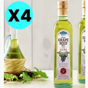폰타나 포도씨유 마라스카 식용유 튀김유 500ml X 4개