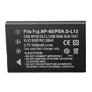 NP-60 1500mah 배터리, 후지필름 파인픽스 50i F401 줌 M603 코닥 DX6490 LS443