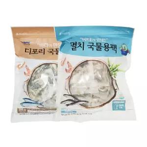 바다원 바다가만든 다시팩 멸치(15g X 20팩) 300g + 디포리(15g X 20팩) 300g 세트