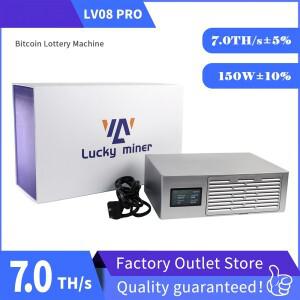 업그레이드된 Lucky Miner LV08pro 홈 비트코인 채굴기 7TH/S 150W 미니 지원 Sha256 BTC 솔로