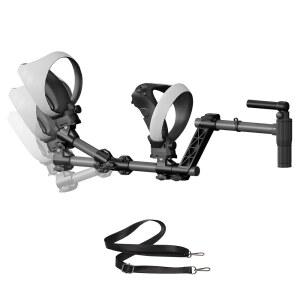 안정성을 높이고 마그네틱 컨트롤러 VR 게임 PSVR2 그립용 HOUNYOLN 간소화 GUNSTOCK 위한 버전(블랙)을