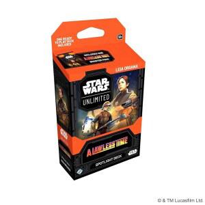 ASMODEE : 무제한 TCG A LAWLESS 이상, TIME 20분 수집용 팩, 바로 카드, 12세 ORGANA 카드 플레이할 스포트라이트 + 덱 - 2명 만 부스터 있는 플레이 LEIA 수 플레이어 시간 50장