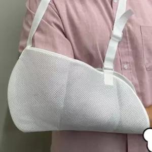팔깁스 목걸이 암슬링 골절 보호대 화이트