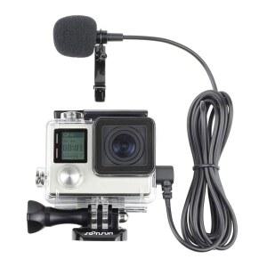 SOONSUN SKELETON 하우징 보호 케이스 릴리즈 라펠 라발리에 2M HERO 5피트 GOPRO HERO4 버클 마이크 클립온 카메라용 HERO3