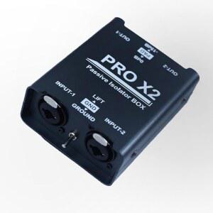 2채널 XLR RCA TS TRS 패시브 필터 스튜디오 X2 아이솔레이터 시스템용 범용 자동차 루프 WDISO 오디오 PRO 접지 라이브 엘리미네이터 노이즈 오디오 사운드 믹서 대체