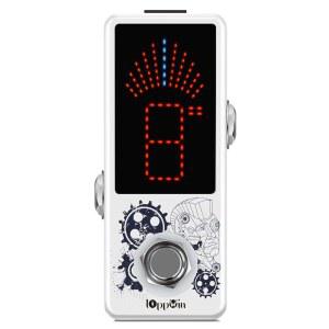 IOPPWIN LT 910 크로매틱 튜너 LED 베이스 트루 모드 기타 디자인 금속 정밀한 정확도 바이패스 디스플레이 바이올린을 위한 컴팩트한 스트로브