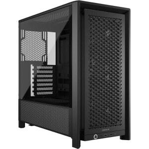 CORSAIR 4000D RS 프레임 모듈러 하이 마더보드 장착 블랙 에어 3개 케이스 라디에이터에 - PC 호환 적합 미드타워 여러 시스템 커넥터 리버스 플로우 360MM INFINIRAIL