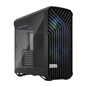 FRACTAL DESIGN TORRENT RGB 블랙 - 패널 3개 최대 에어플로우 케이스 공기 라이트 게이밍 유리 PWM 2개와 180MM 포함 팬 미드 140MM 오픈 ATX 그릴 틴트 PC 흡입을 강화 위한 타워