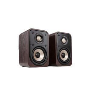 POLK SIGNATURE ELITE ES10 서라운드 사운드 베이스용 호환 5CM 파워 고해상도 인증 1인치 트위터 스피커 DTS 기술 2CM 10 컨템포러리 월넛 돌비 포트 애트모스 4인치 우퍼 오디오