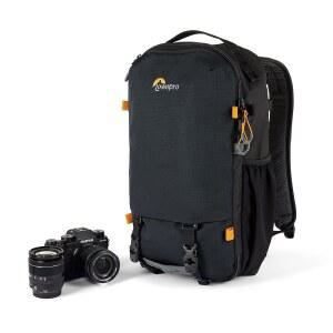 Lowepro Trekker Lite BP 150, 탈착식 인서트가 있는 카메라 백팩, 액세서리 스트랩 시스템 포함, 미러리스 카메라 가방, 소니 알파 6000과 호환, 블랙