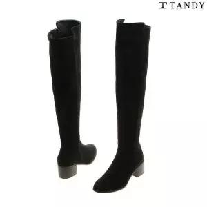 [롯데백화점]탠디 여성 니하이 롱 부츠 (굽 5CM) 817744_SA-101 블랙