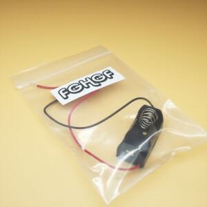 30개 14250 배터리 홀더 1/2AA 케이스 CR2 박스(빨간색 및 검정색 와이어 포함)