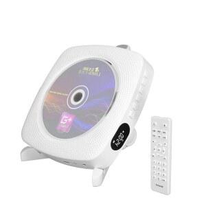 CD 플레이어 블루투스 HIFI 스피커 USB 장착 AUX 포함 붐박스 스탠드 오디오 휴대용 가능 라디오 FM 리모컨 플래시 라인 책상