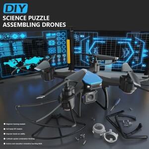 JJRC H108 DIY 교육용 조립 미니 드론 인터랙티브 트레이닝 고정 항공 촬영 원격