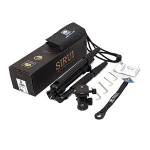 SIRUI 5섹션 클래식 삼각대 알루미늄 NT-1005X 포함 볼 헤드 E-10 강력한