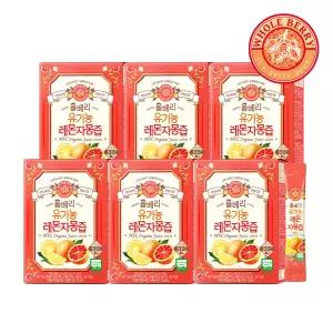 홀베리 레몬자몽즙 레몬차 자몽차 타먹는 음료 20g 14포 6개