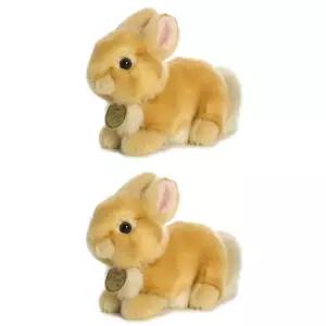 오로라월드 미요니 아기 토끼 인형 베이지 소품 X2개 BNS