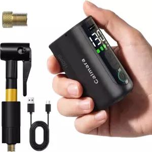 게이지가 있는 칼라라 MY20 전기 자전거 펌프 130PSI 고속 팽창기 프레스타 슈레이더 밸브가 미니 자동