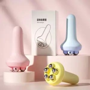 휴대용 롤러 볼 마사지기 5구 다리 등 전신 마사지 도구 경락 dredging 및
