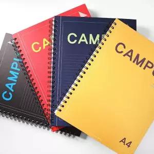 투영 NW03PC39 캠퍼스 A4 절취 유선 라인 스프링 필기 노트