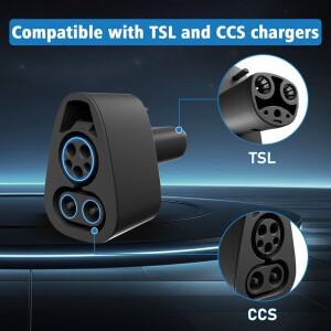 EV Charger DC Adapter CCS1 To Tesla 250KW Electric Vehicle Convertor Station COMBO For Model 3/Y/X/S