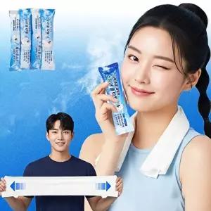 [인콘트로]스팅어 냉감 쿨링 운동 스포츠 타올 수건 쿨티슈 타월 (4개입)