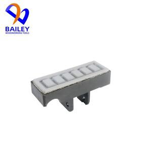 베일리 10PCS 2-209-80-0030 Brandt Edge Machine 용 80x30mm 운반 트랙 체인 패드